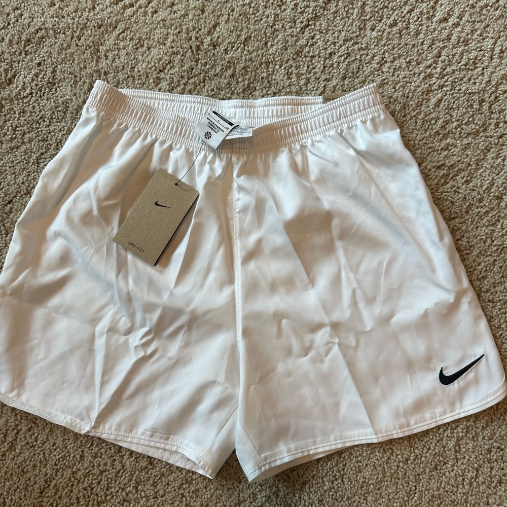 Nike White Athletic Shorts